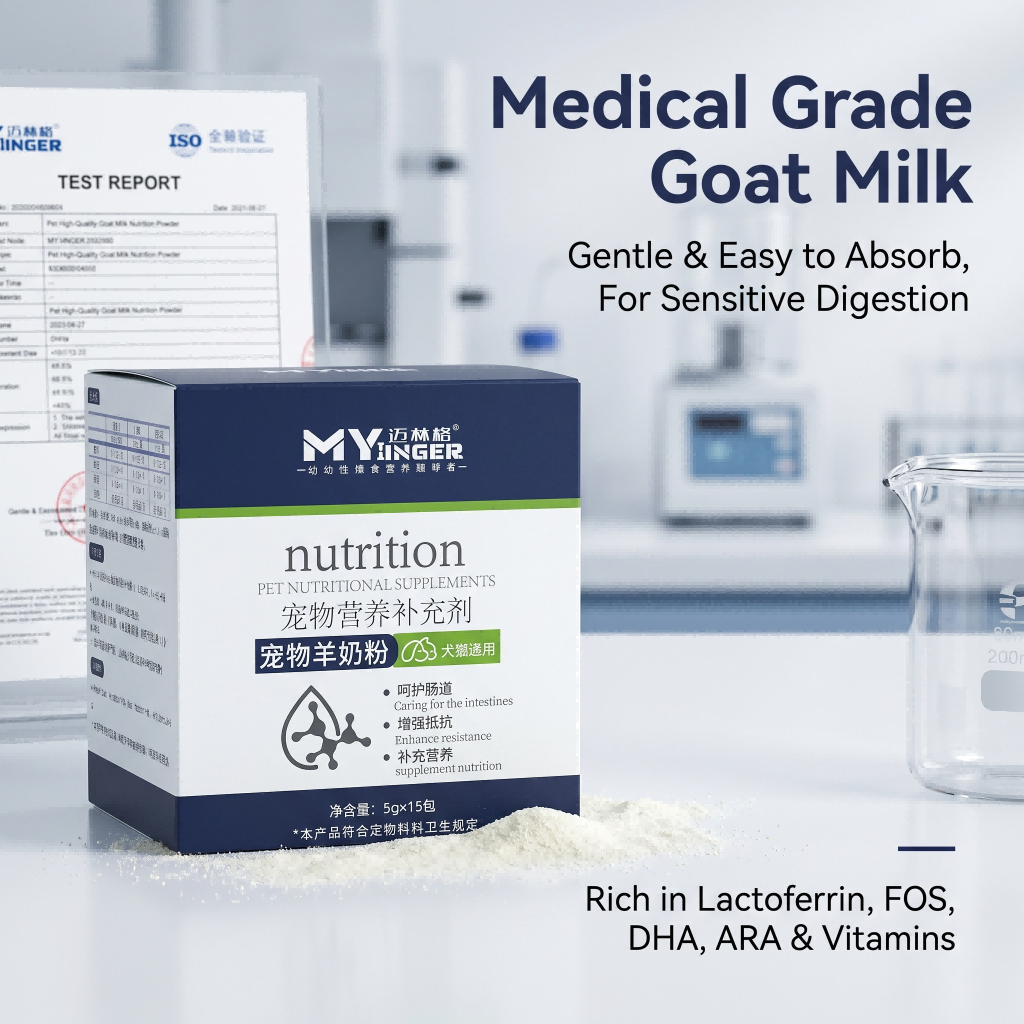 Premium Goat Milk Nutrition Powder for Pets